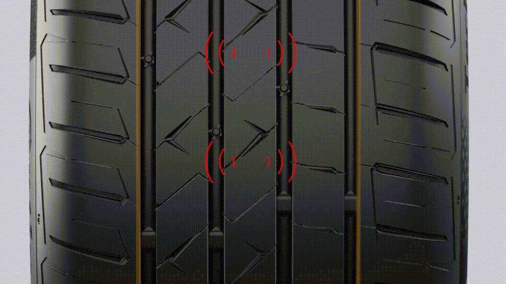 封闭式胎肩设计